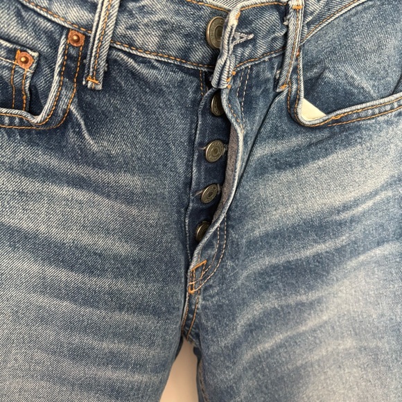 GRLFRND Helena Raw Hem Button Fly Jeans - Picture 4 of 4